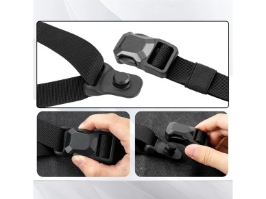 Bolsa multifuncional para guid�o de bicicleta Rockbros H48 - Cinza