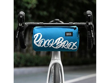 Bolsa para manillar de bicicleta Rockbros G006 Flash Journey de 3,6 L - Azul
