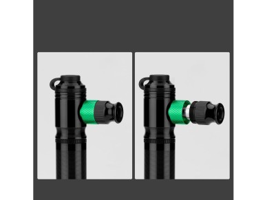 Rockbros HQ-75D-CO2 Manual/Aluminum CO2 Pump - Black Rockbros HQ-75D-CO2 Manual/Aluminum CO2 Pump - Black