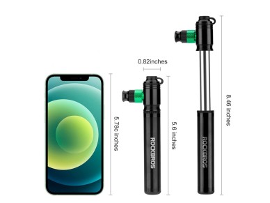 Rockbros HQ-75D-CO2 Manual/Aluminum CO2 Pump - Black Rockbros HQ-75D-CO2 Manual/Aluminum CO2 Pump - Black