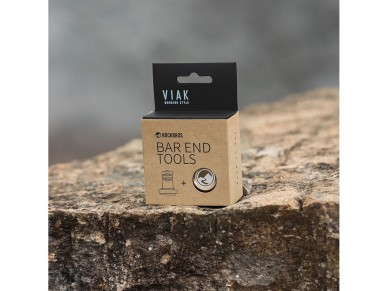 Tapones de manillar de aluminio Rockbros VK-KB10 ROAD TO SKY - Marrón Tapones de manillar de aluminio Rockbros VK-KB10 ROAD TO SKY - Marrón