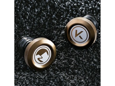 Tapones de manillar de aluminio Rockbros VK-KB10 ROAD TO SKY - Marrón Tapones de manillar de aluminio Rockbros VK-KB10 ROAD TO SKY - Marrón