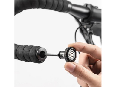 Candado de cable para bicicleta Rockbros YG-HILRO1 ROAD TO SKY, oculto en el manillar - negro Candado de cable para bicicleta Rockbros YG-HILRO1 ROAD TO SKY, oculto en el manillar - negro