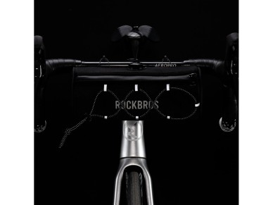 Rockbros TL002 ROAD TO SKY 1.5L Handlebar Bike Bag Waterproof - Black Rockbros TL002 ROAD TO SKY 1.5L Handlebar Bike Bag Waterproof - Black