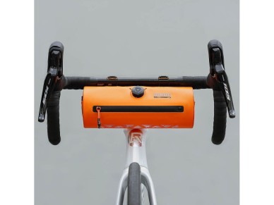 Bolsa de guid�o para bicicleta Rockbros AS-143 ROAD TO SKY, imperme�vel, 2 litros - laranja