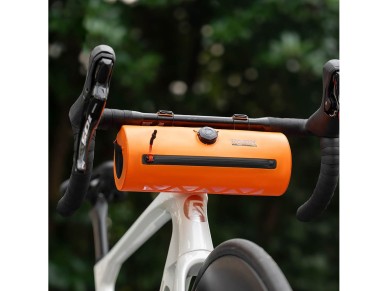 Bolsa de guid�o para bicicleta Rockbros AS-143 ROAD TO SKY, imperme�vel, 2 litros - laranja
