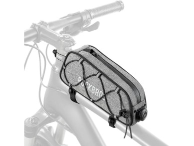 Bolsa de quadro impermeável Rockbros TL004 ROAD TO SKY 0,7L para bicicleta - Cinza Bolsa de quadro impermeável Rockbros TL004 ROAD TO SKY 0,7L para bicicleta - Cinza
