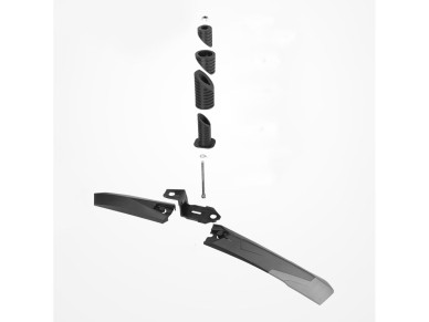 Rockbros DNB-890 Bicycle Fender Set - Black