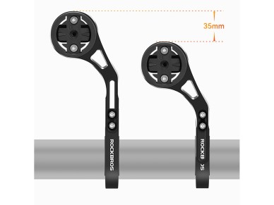 Soporte para manillar de bicicleta Rockbros FK-301 2 en 1 para ordenador/navegador y c�mara/iluminac