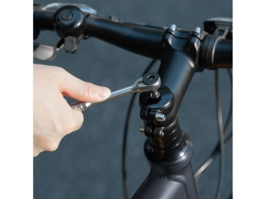 Juego de herramientas multiusos para bicicleta Rockbros con llave de carraca y palancas para neum�ti