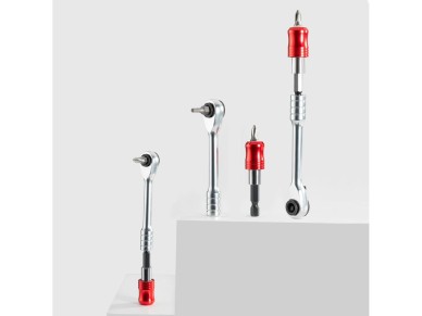 Juego de herramientas multiusos para bicicleta Rockbros con llave de carraca y palancas para neum�ti