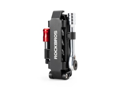 Juego de herramientas multiusos para bicicleta Rockbros con llave de carraca y palancas para neum�ti
