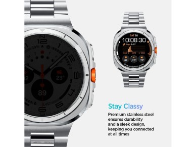 Correa Spigen Modern Fit para Samsung Galaxy Watch Ultra de 47 mm - Plateada Correa Spigen Modern Fit para Samsung Galaxy Watch Ultra de 47 mm - Plateada