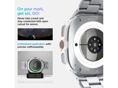 Correa Spigen Modern Fit para Samsung Galaxy Watch Ultra de 47 mm - Plateada Correa Spigen Modern Fit para Samsung Galaxy Watch Ultra de 47 mm - Plateada