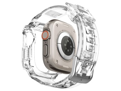 Funda Spigen Rugged Armor Pro con correa para Apple Watch Ultra (49 mm) - Transparente Funda Spigen Rugged Armor Pro con correa para Apple Watch Ultra (49 mm) - Transparente