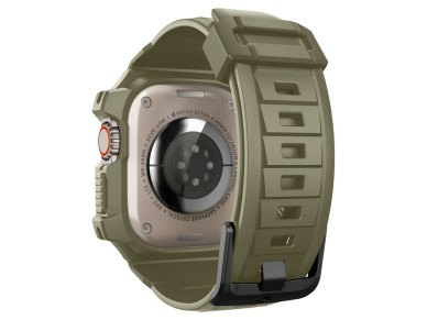 Capa Spigen Rugged Armor Pro com alça para Apple Watch Ultra (49 mm) - Verde Capa Spigen Rugged Armor Pro com alça para Apple Watch Ultra (49 mm) - Verde