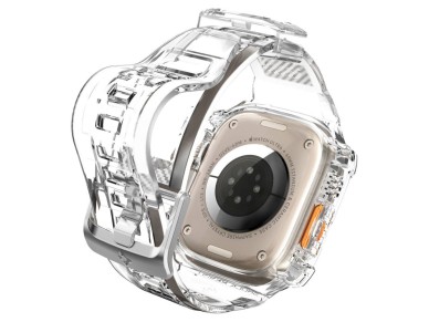 Funda Spigen Rugged Armor Pro con correa para Apple Watch Ultra (49 mm) - Transparente Funda Spigen Rugged Armor Pro con correa para Apple Watch Ultra (49 mm) - Transparente