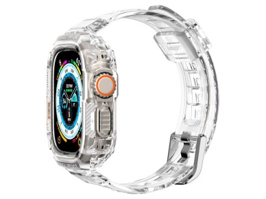 Funda Spigen Rugged Armor Pro con correa para Apple Watch Ultra (49 mm) - Transparente Funda Spigen Rugged Armor Pro con correa para Apple Watch Ultra (49 mm) - Transparente