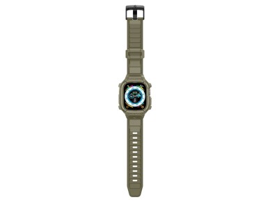 Capa Spigen Rugged Armor Pro com alça para Apple Watch Ultra (49 mm) - Verde Capa Spigen Rugged Armor Pro com alça para Apple Watch Ultra (49 mm) - Verde