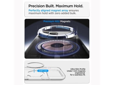 Spigen Liquid Crystal MagSafe Case for iPhone 18 Pro / 17 Pro - Clear and White Spigen Liquid Crystal MagSafe Case for iPhone 18 Pro / 17 Pro - Clear and White