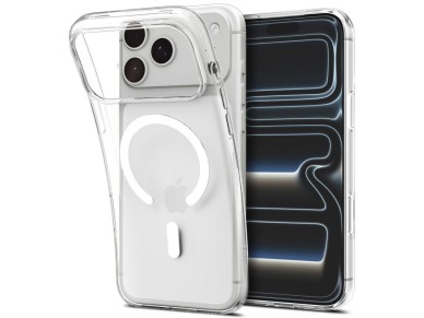 Spigen Liquid Crystal MagSafe Case for iPhone 18 Pro / 17 Pro - Clear and White Spigen Liquid Crystal MagSafe Case for iPhone 18 Pro / 17 Pro - Clear and White