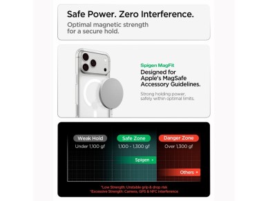Spigen Liquid Crystal MagSafe Case for iPhone 18 Pro / 17 Pro - Clear and White Spigen Liquid Crystal MagSafe Case for iPhone 18 Pro / 17 Pro - Clear and White