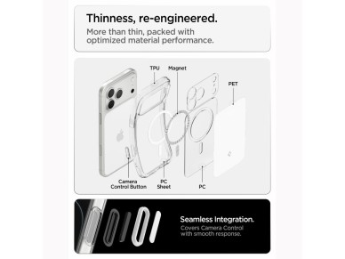 Spigen Ultra Hybrid MagSafe Case for iPhone 18 Pro / 17 Pro - White Spigen Ultra Hybrid MagSafe Case for iPhone 18 Pro / 17 Pro - White