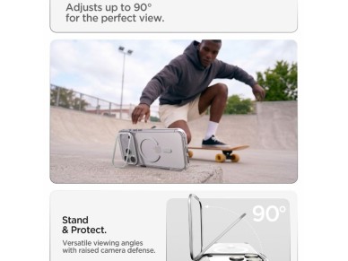 Spigen Ultra Hybrid Optik S MagSafe Case for iPhone 18 Pro Max / 17 Pro Max - Transparent Silver Spigen Ultra Hybrid Optik S MagSafe Case for iPhone 18 Pro Max / 17 Pro Max - Transparent Silver