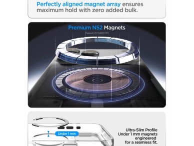 Spigen Ultra Hybrid Optik S MagSafe Case for iPhone 18 Pro Max / 17 Pro Max - Transparent Silver Spigen Ultra Hybrid Optik S MagSafe Case for iPhone 18 Pro Max / 17 Pro Max - Transparent Silver