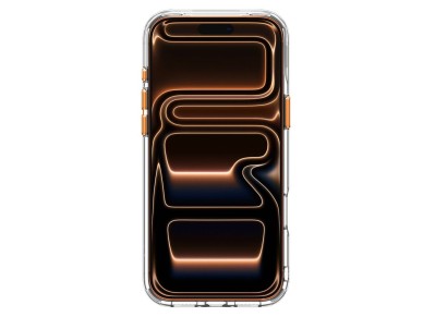 Capa Spigen Ultra Hybrid Optik S MagSafe para iPhone 18 Pro Max / 17 Pro Max - Laranja Transparente Capa Spigen Ultra Hybrid Optik S MagSafe para iPhone 18 Pro Max / 17 Pro Max - Laranja Transparente