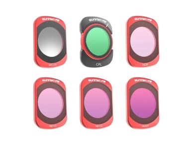 Juego de filtros Sunnylife Pocket 4/Pocket 3 MCUV CPL ND8/16/32/64 Juego de filtros Sunnylife Pocket 4/Pocket 3 MCUV CPL ND8/16/32/64