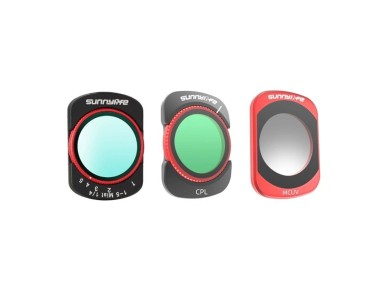 Sunnylife filter set for Osmo Pocket 4/Pocket 3: VND2-32, CPL, MCUV, Black Mist 1/4 Sunnylife filter set for Osmo Pocket 4/Pocket 3: VND2-32, CPL, MCUV, Black Mist 1/4