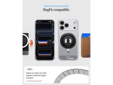 Spigen Ultra Hybrid MagSafe case for iPhone 18 Pro Max / 17 Pro Max - silver Spigen Ultra Hybrid MagSafe case for iPhone 18 Pro Max / 17 Pro Max - silver