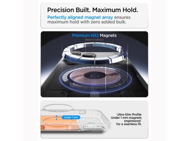 Capa Spigen Ultra Hybrid MagSafe para iPhone 18 Pro Max / 17 Pro Max - Laranja Capa Spigen Ultra Hybrid MagSafe para iPhone 18 Pro Max / 17 Pro Max - Laranja