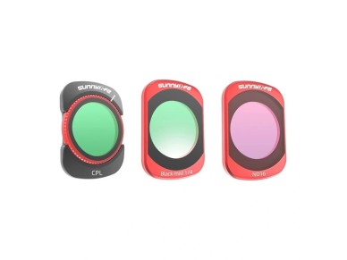 Conjunto de filtros Sunnylife Pocket 4/3 CPL ND16 1/4 Black Mist