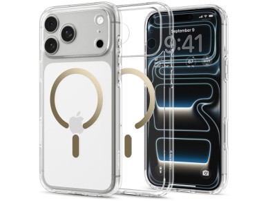 Spigen Ultra Hybrid MagSafe Case for iPhone 18 Pro Max / 17 Pro Max - Transparent Gold Spigen Ultra Hybrid MagSafe Case for iPhone 18 Pro Max / 17 Pro Max - Transparent Gold