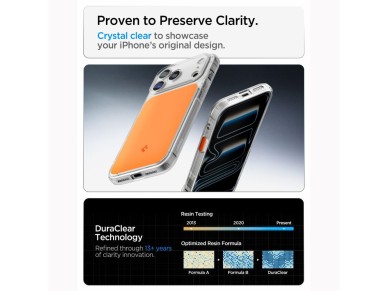 Capa Spigen Ultra Hybrid MagSafe para iPhone 18 Pro Max / 17 Pro Max - Laranja Capa Spigen Ultra Hybrid MagSafe para iPhone 18 Pro Max / 17 Pro Max - Laranja