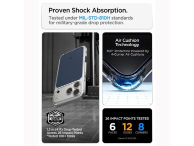 Capa Spigen Ultra Hybrid MagSafe para iPhone 18 Pro Max / 17 Pro Max - Azul Fosco Capa Spigen Ultra Hybrid MagSafe para iPhone 18 Pro Max / 17 Pro Max - Azul Fosco