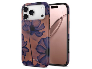 Capa Tech-Protect Lamano MagSafe para iPhone 18 Pro / 17 Pro - azul marinho e marrom Capa Tech-Protect Lamano MagSafe para iPhone 18 Pro / 17 Pro - azul marinho e marrom