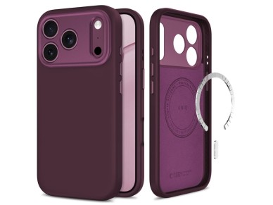 Tech-Protect Uniq MagSafe CC case for iPhone 18 Pro Max / 17 Pro Max - burgundy Tech-Protect Uniq MagSafe CC case for iPhone 18 Pro Max / 17 Pro Max - burgundy