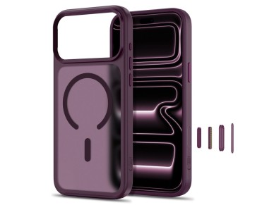 Capa Tech-Protect Magmat Magsafe CC para iPhone 18 Pro Max / 17 Pro Max - Bordô Fosco Capa Tech-Protect Magmat Magsafe CC para iPhone 18 Pro Max / 17 Pro Max - Bordô Fosco