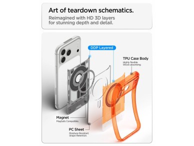 Spigen Ultra Hybrid MagSafe Case for iPhone 18 Pro Max / 17 Pro Max - Orange Spigen Ultra Hybrid MagSafe Case for iPhone 18 Pro Max / 17 Pro Max - Orange