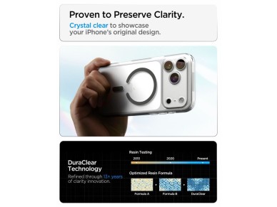 Spigen Ultra Hybrid MagSafe Case for iPhone 18 Pro / 17 Pro - Clear Graphite Spigen Ultra Hybrid MagSafe Case for iPhone 18 Pro / 17 Pro - Clear Graphite