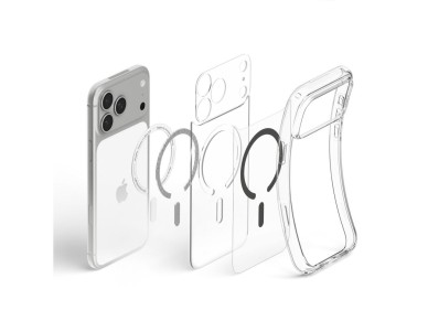 Spigen Ultra Hybrid MagSafe Case for iPhone 18 Pro / 17 Pro - Clear Graphite Spigen Ultra Hybrid MagSafe Case for iPhone 18 Pro / 17 Pro - Clear Graphite