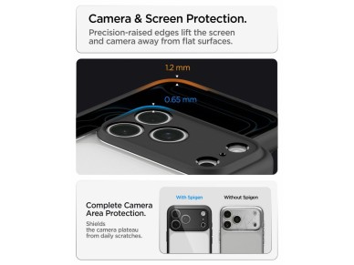 Funda Spigen Ultra Hybrid para iPhone 18 Pro / 17 Pro - Negro mate Funda Spigen Ultra Hybrid para iPhone 18 Pro / 17 Pro - Negro mate