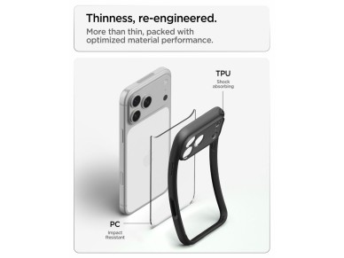 Funda Spigen Ultra Hybrid para iPhone 18 Pro / 17 Pro - Negro mate Funda Spigen Ultra Hybrid para iPhone 18 Pro / 17 Pro - Negro mate
