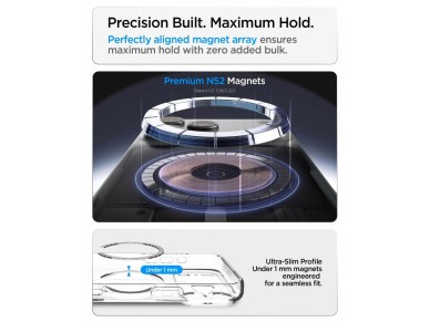Spigen Ultra Hybrid MagSafe Case for iPhone 18 Pro / 17 Pro - Clear Graphite Spigen Ultra Hybrid MagSafe Case for iPhone 18 Pro / 17 Pro - Clear Graphite