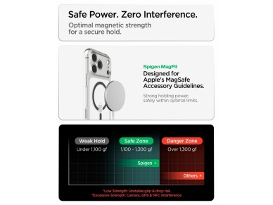 Spigen Ultra Hybrid MagSafe Case for iPhone 18 Pro / 17 Pro - Clear Graphite Spigen Ultra Hybrid MagSafe Case for iPhone 18 Pro / 17 Pro - Clear Graphite