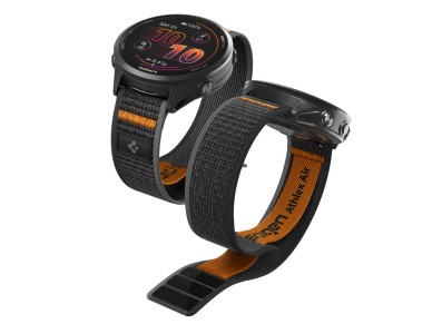 Correa Spigen Athlex Airna Garmin de liberación rápida de 22 mm - Negro y naranja Correa Spigen Athlex Airna Garmin de liberación rápida de 22 mm - Negro y naranja