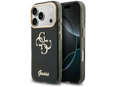 Guess IML 4G Script Metal Case for iPhone 17 Pro / 18 Pro - Black Guess IML 4G Script Metal Case for iPhone 17 Pro / 18 Pro - Black